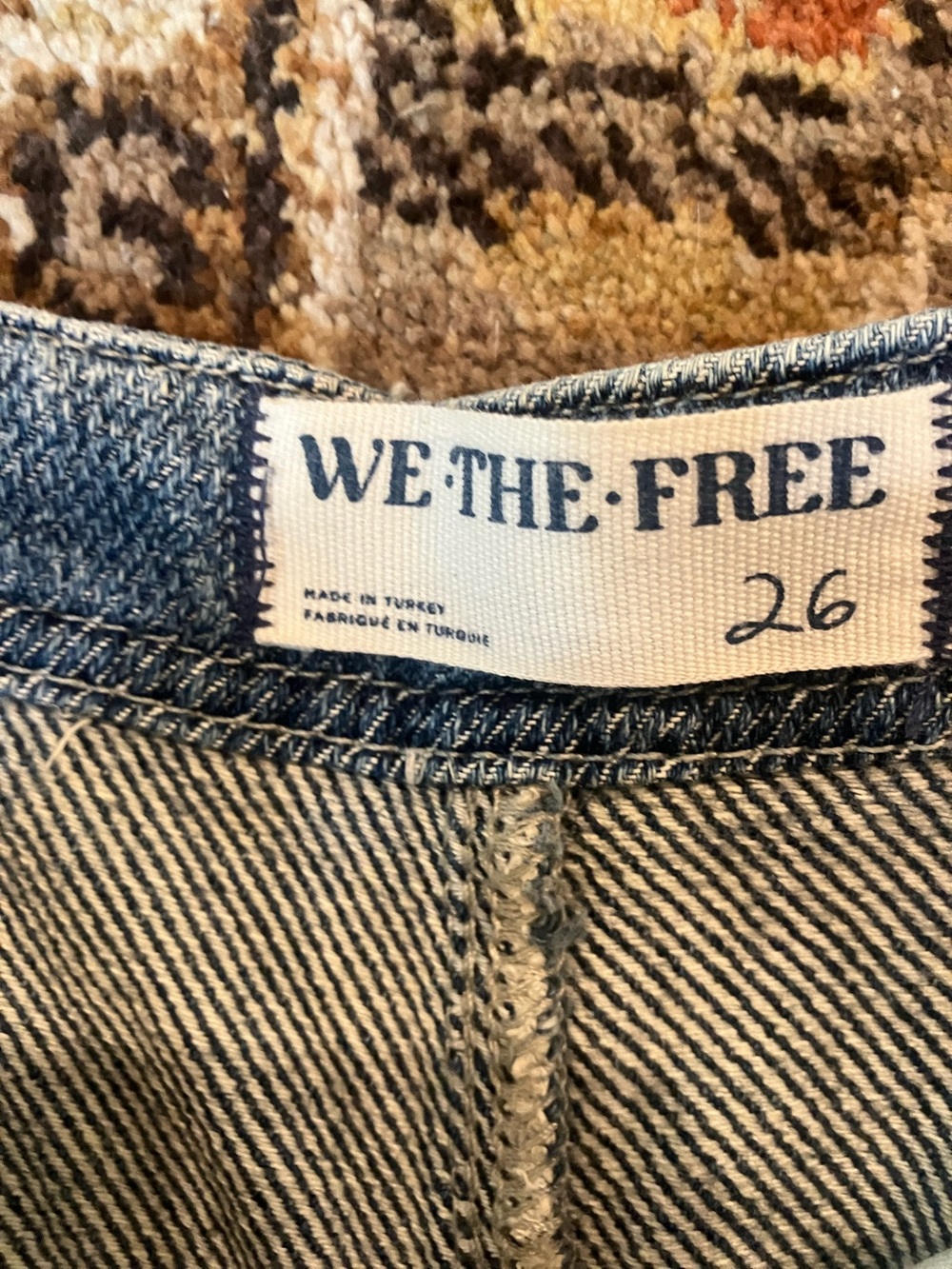 We The Free High-Rise Blue Denim Jeans
